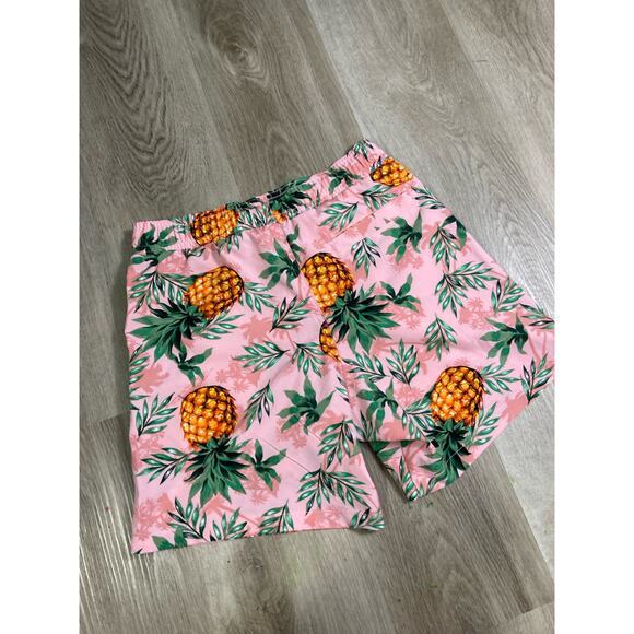 Surf Society Men's Pineapple Board Shorts Pink Swim Trunks Size S - Picture 7 of 7
